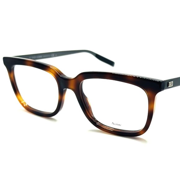 NEW DIOR BLACKTIE216 8E2 Havana/Mt Dk Ruthenium Eyeglasses 54mm 19 150